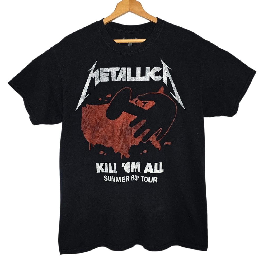 METALLICA KILL EM ALL 83' TOUR  Band T Shirt - Men's Large